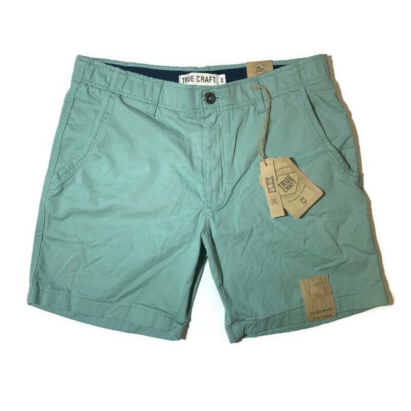 Turquoise True Craft Flex Shorts Mens 